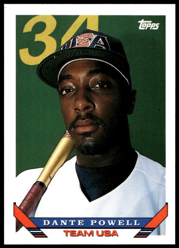 1993 Topps Traded Dante Powell #45T (Front)