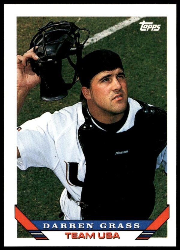 1993 Topps Traded Darren Grass #101T (Front)