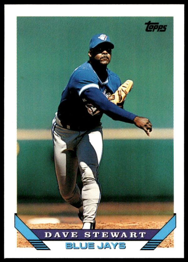 1993 Topps Traded Dave Stewart #114T (Front)