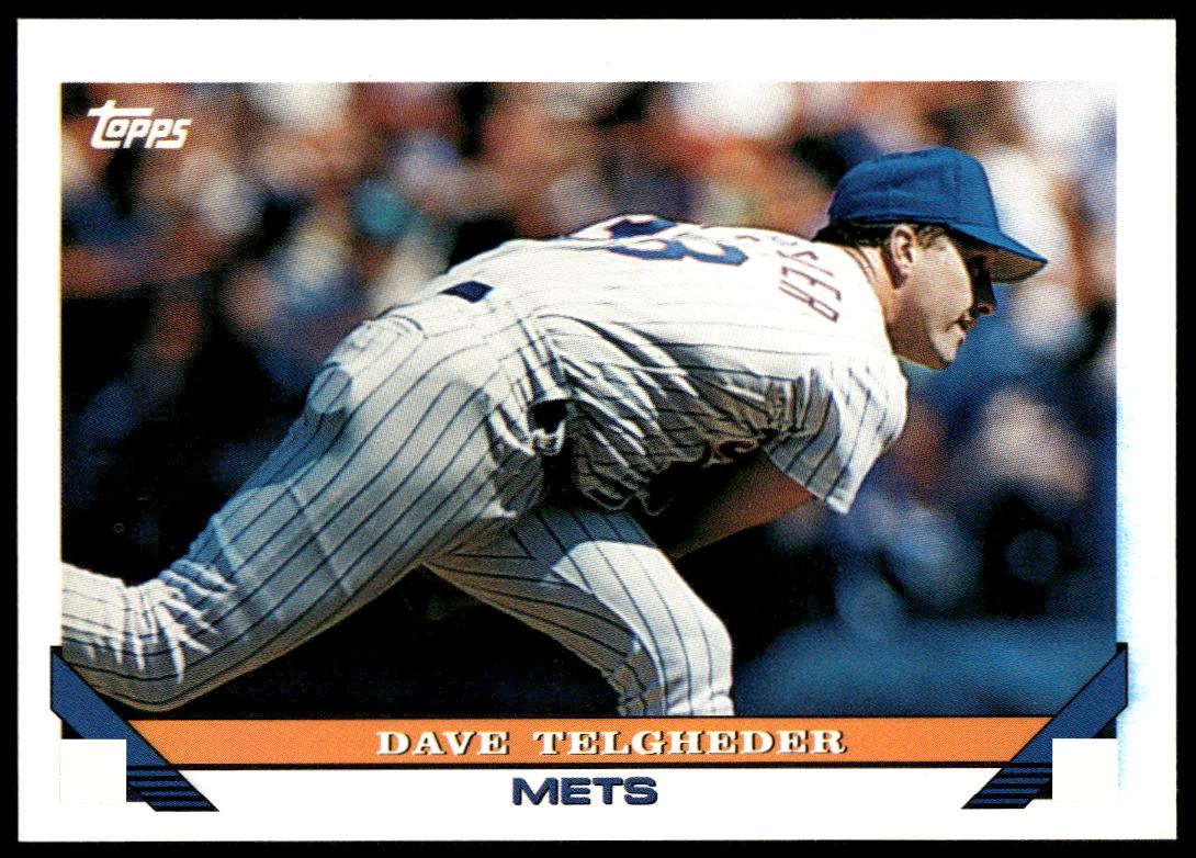 1993 Topps Traded Dave Telgheder #89T (Front)