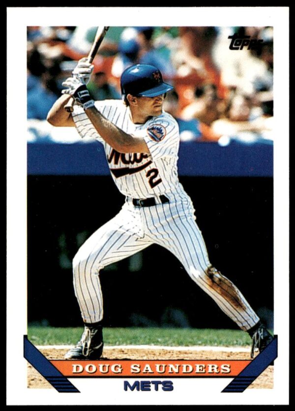 1993 Topps Traded Doug Saunders #43T (Front)