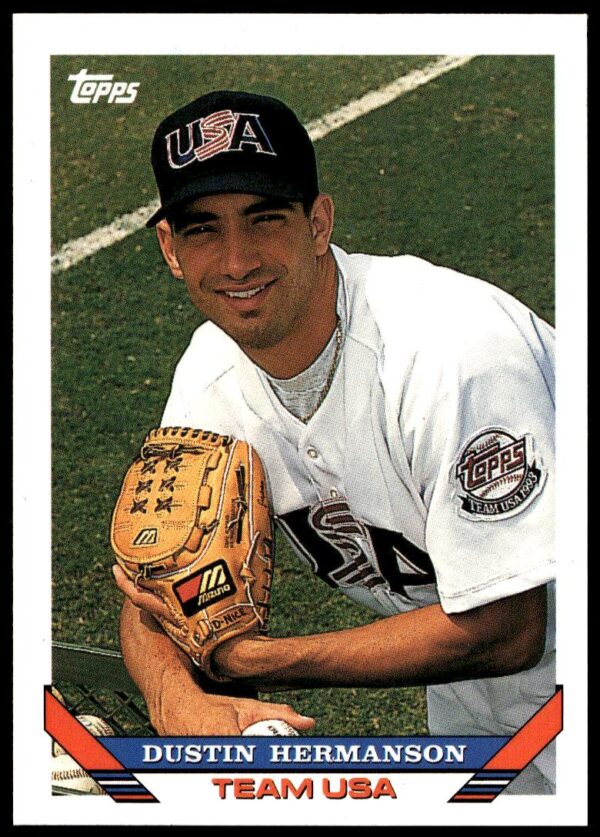 1993 Topps Traded Dustin Hermanson #22T (Front)