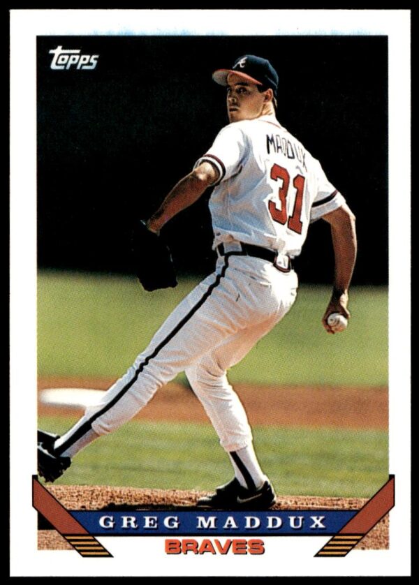 1993 Topps Traded Greg Maddux #54T (Front)