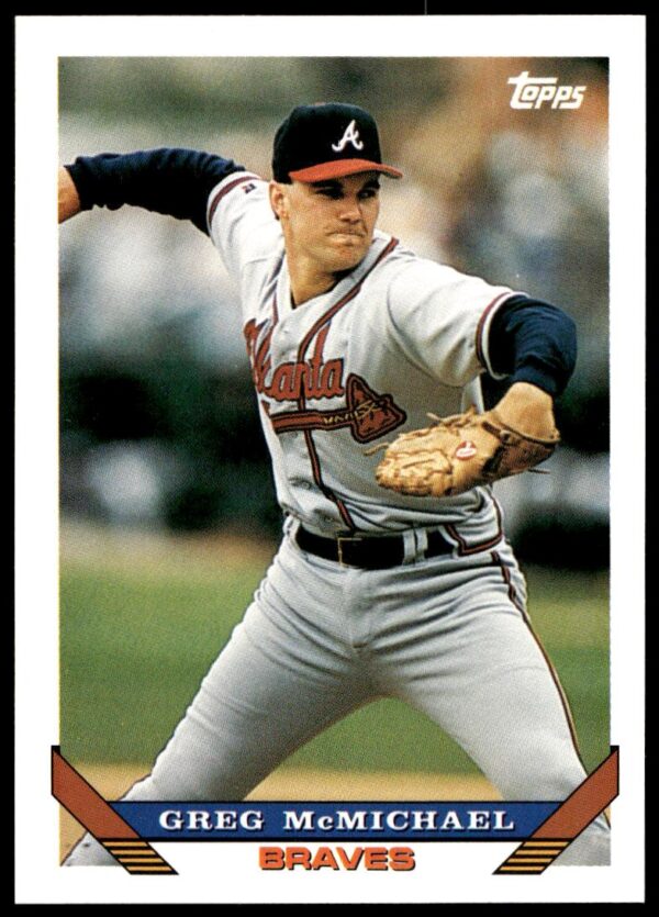 1993 Topps Traded Greg McMichael #6T (Front)