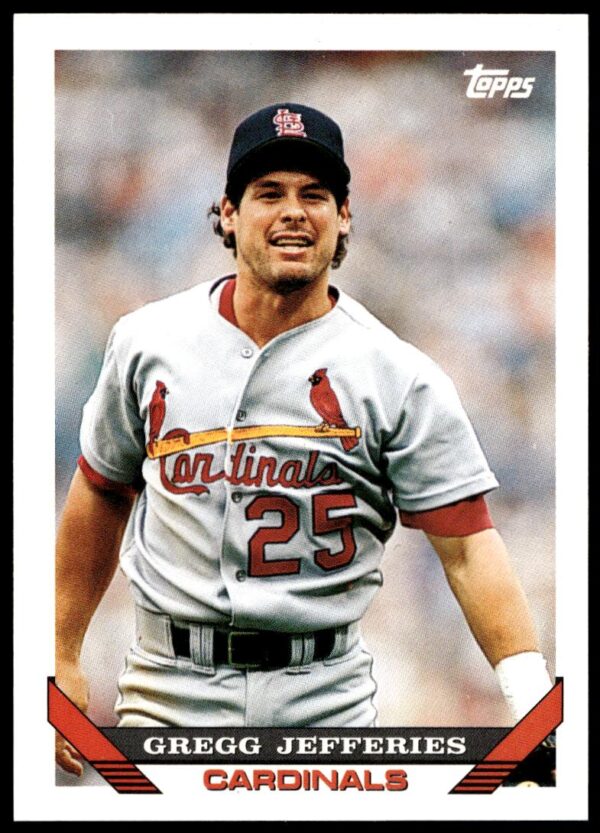 1993 Topps Traded Gregg Jefferies #122T (Front)