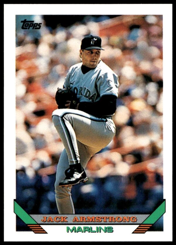 1993 Topps Traded Jack Armstrong #80T (Front)