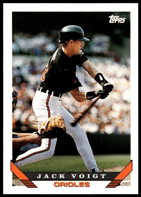 1993 Topps Traded Jack Voigt #27T (Front)