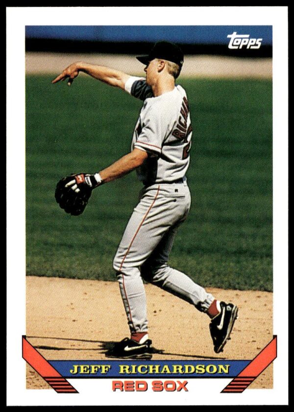 1993 Topps Traded Jeff Richardson #81T (Front)