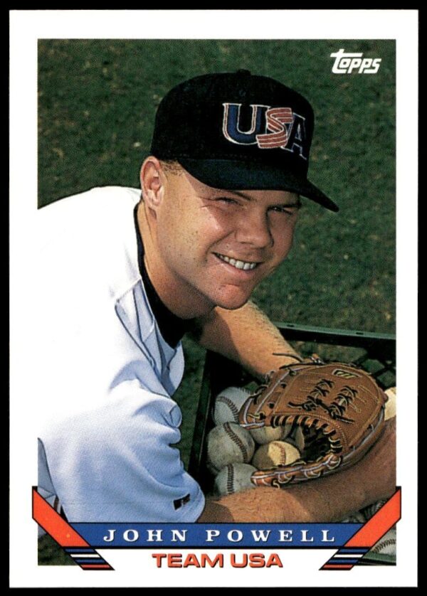 1993 Topps Traded John Powell #45T (Front)