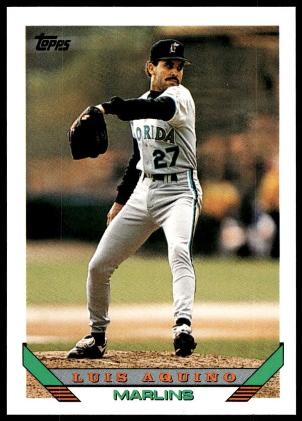 1993 Topps Traded Luis Aquino #76T (Front)