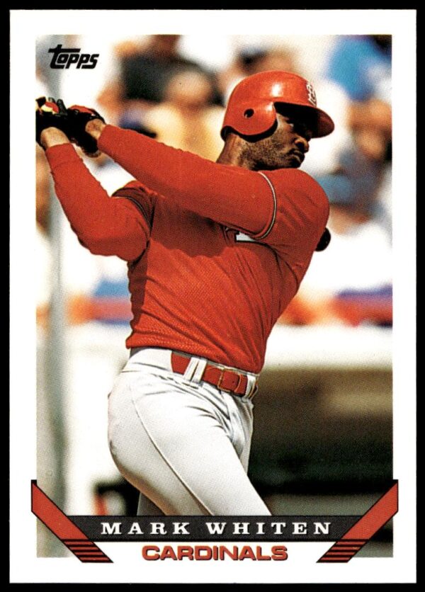 1993 Topps Traded Mark Whiten #20T (Front)