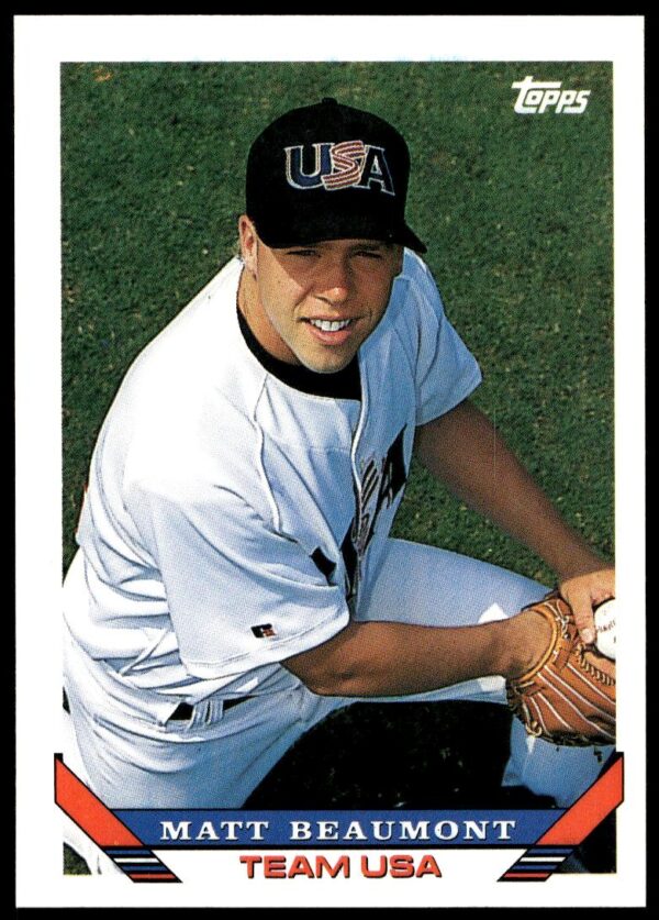 1993 Topps Traded Matt Beaumont #30T (Front)