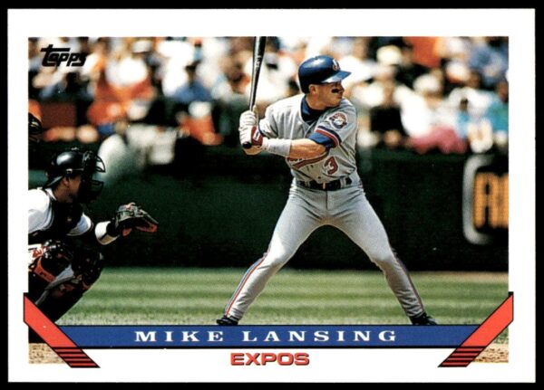 1993 Topps Traded Mike Lansing #99T (Front)