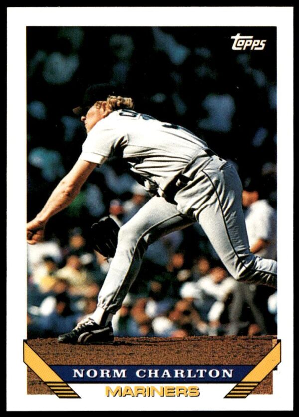 1993 Topps Traded Norm Charlton #123T (Front)