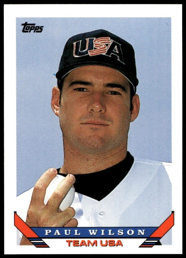 1993 Topps Traded Paul Wilson #107T (Front)