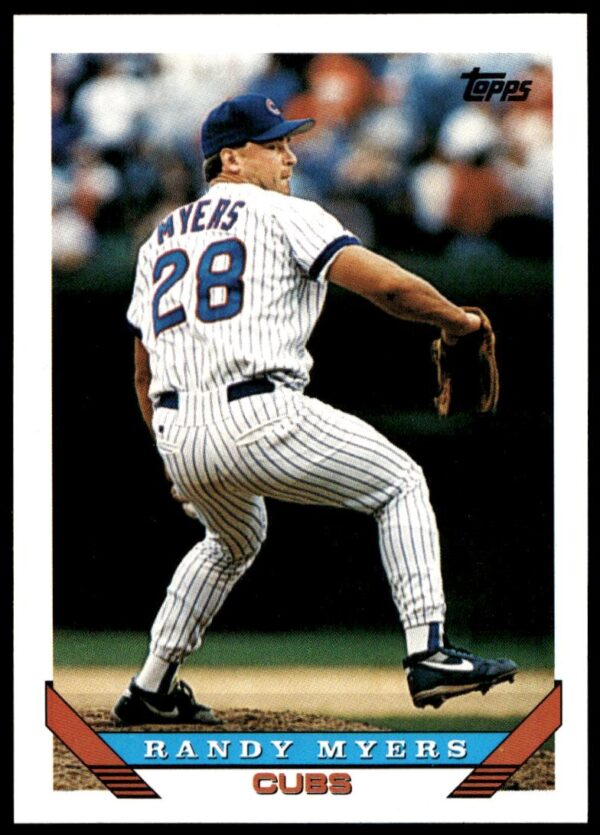 1993 Topps Traded Randy Myers #65T (Front)