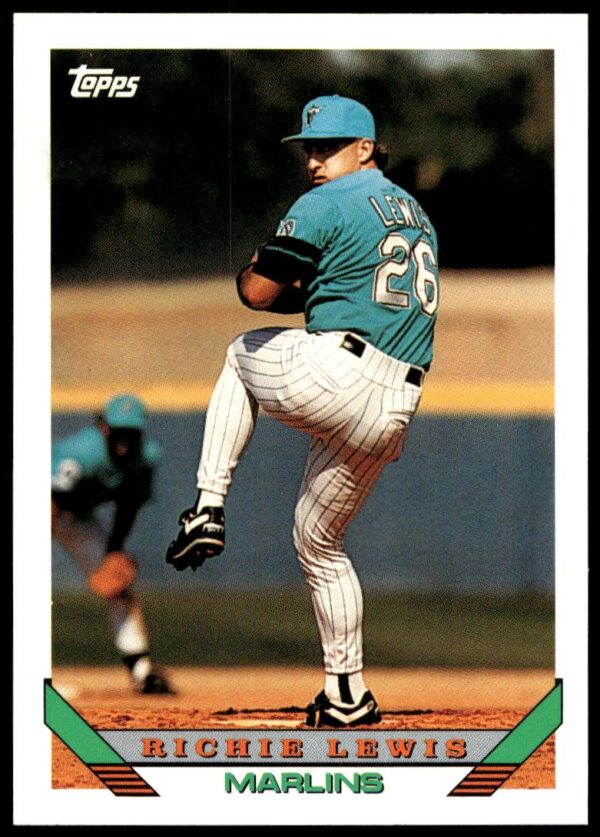 1993 Topps Traded Richie Lewis #90T (Front)