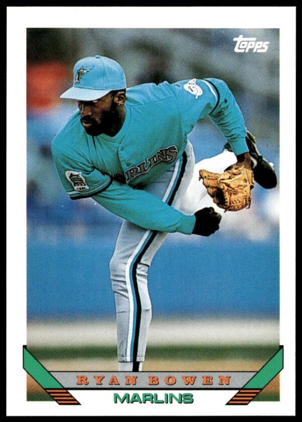 1993 Topps Traded Ryan Bowen #130T (Front)