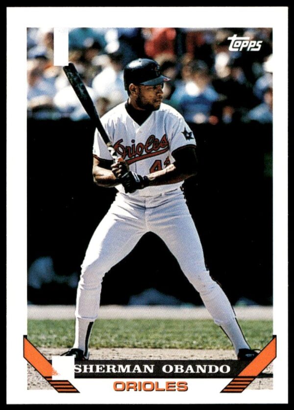 1993 Topps Traded Sherman Obando #23T (Front)