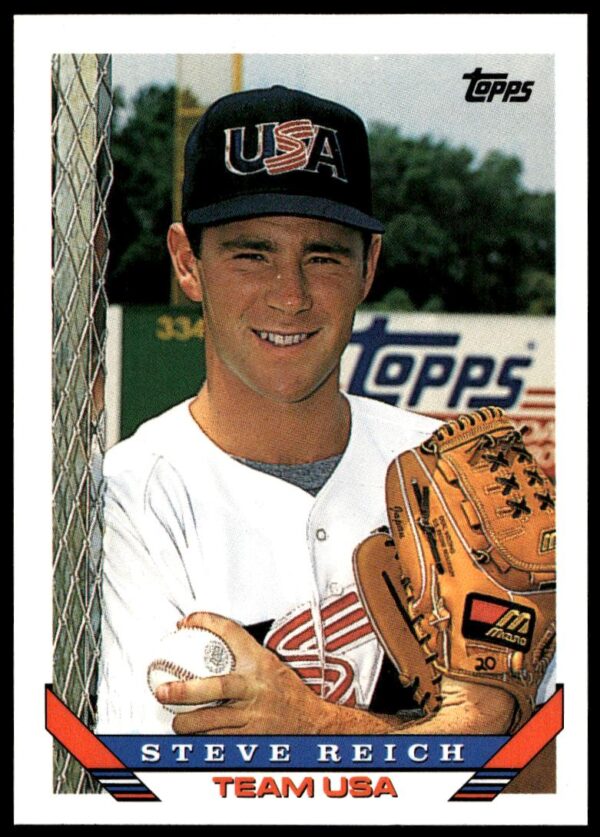 1993 Topps Traded Steve Reich #85T (Front)