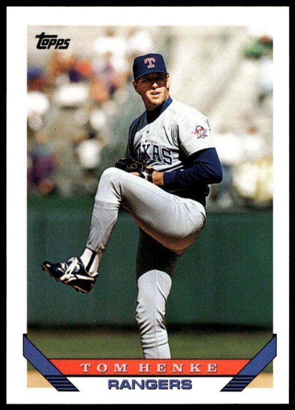 1993 Topps Traded Tom Henke #14T (Front)