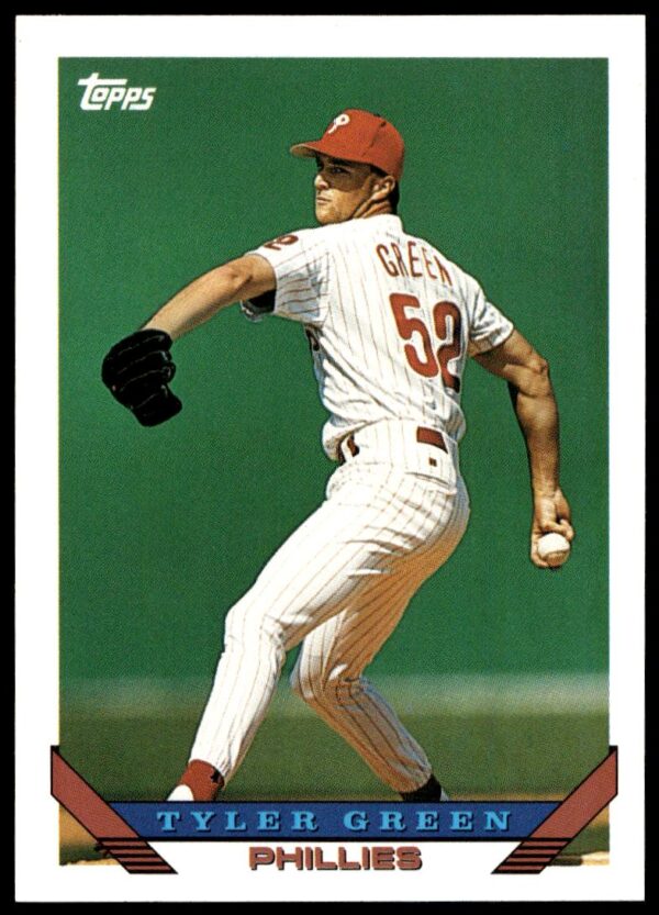 1993 Topps Traded Tyler Green #37T (Front)