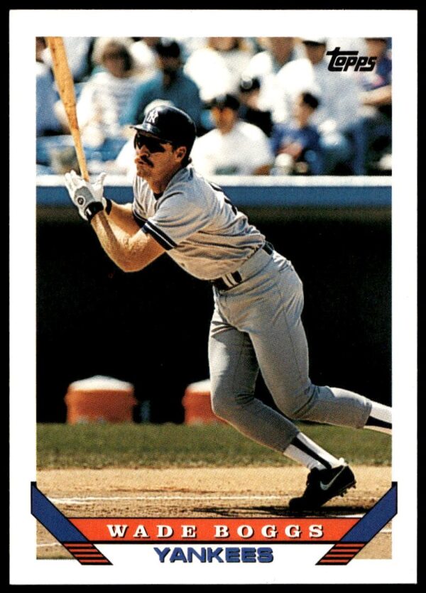 1993 Topps Traded Wade Boggs #47T (Front)
