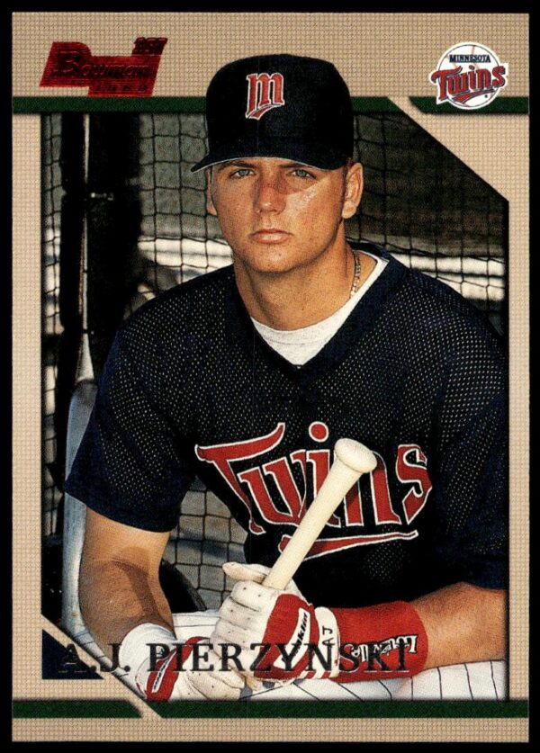 1996 Bowman A.J. Pierzynski #344 (Front)