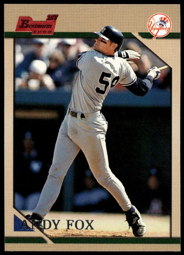 1996 Bowman Andy Fox #275 (Front)