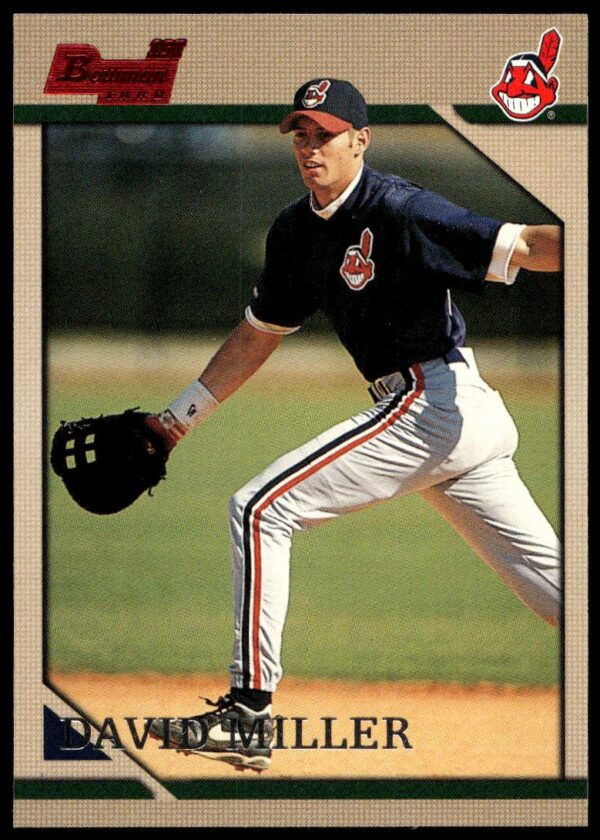 1996 Bowman David Miller #329 (Front)