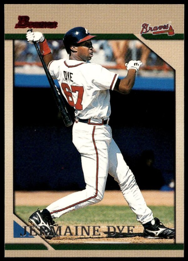 1996 Bowman Jermaine Dye #132 (Front)