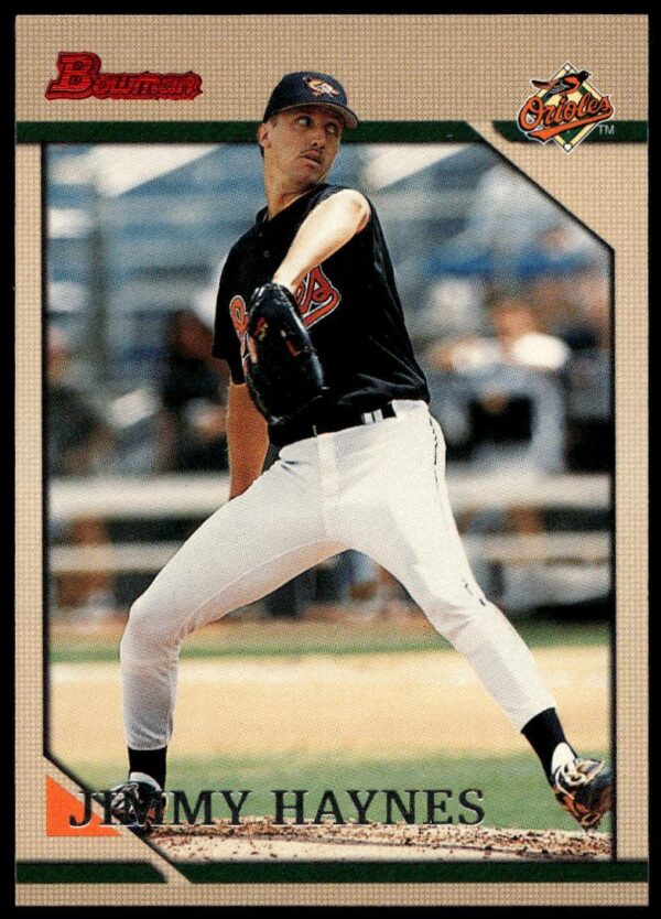 1996 Bowman Jimmy Haynes #184 (Front)