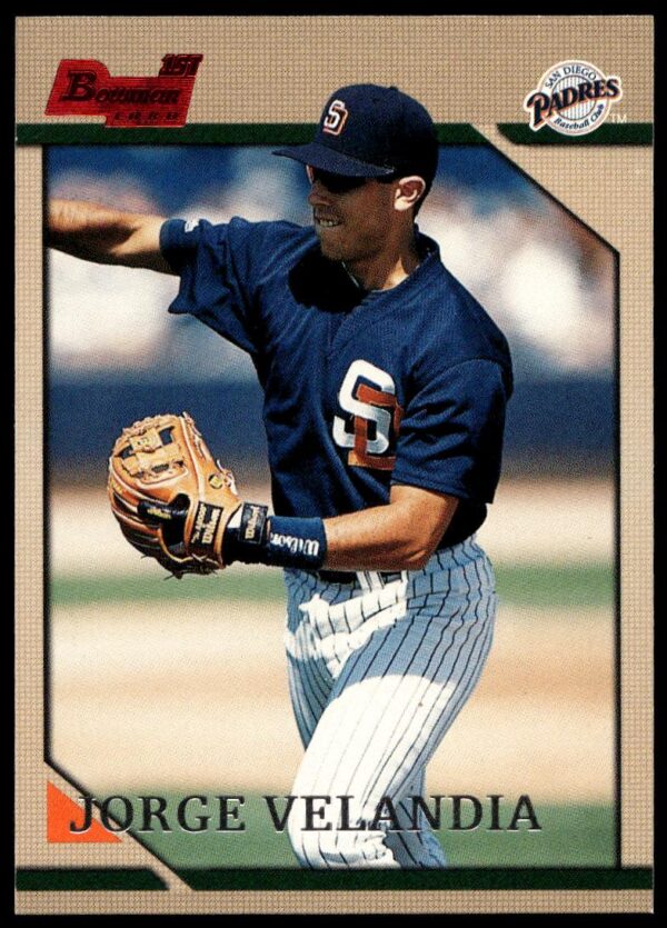 1996 Bowman Jorge Velandia #203 (Front)
