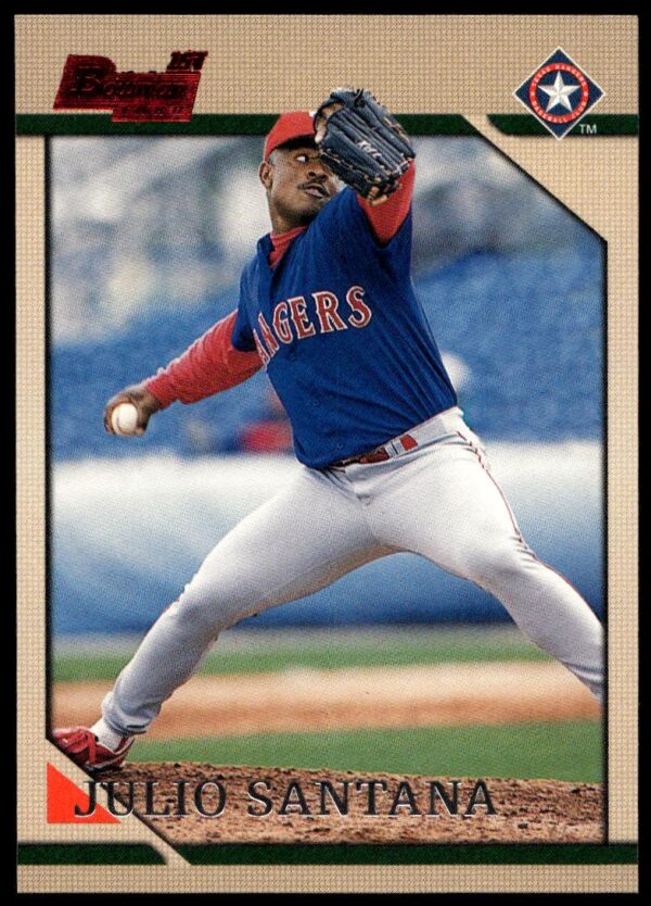 1996 Bowman Julio Santana #130 (Front)