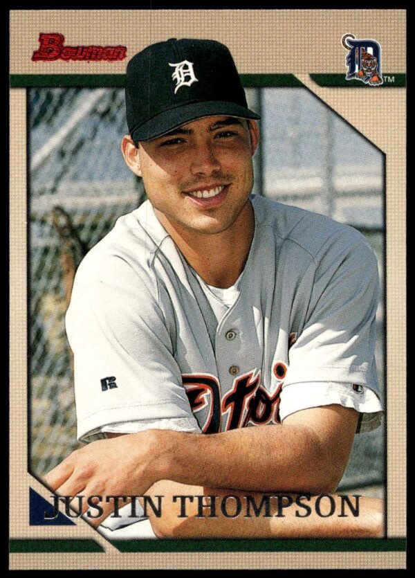1996 Bowman Justin Thompson #214 (Front)
