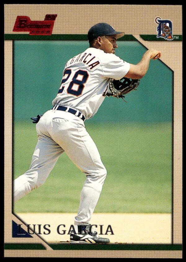 1996 Bowman Luis Garcia #138 (Front)
