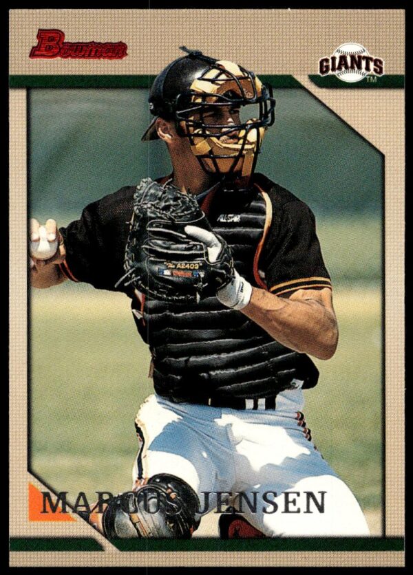 1996 Bowman Marcus Jensen #242 (Front)