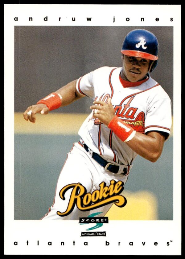 1997 Pinnacle Score Andruw Jones #15 (Front)