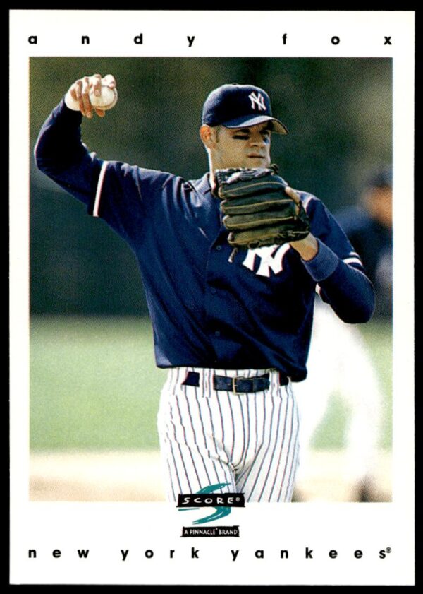 1997 Pinnacle Score Andy Fox #15 (Front)