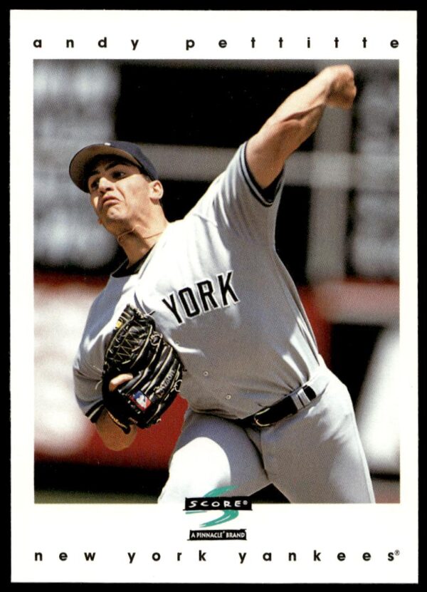 1997 Pinnacle Score Andy Pettitte #5 (Front)