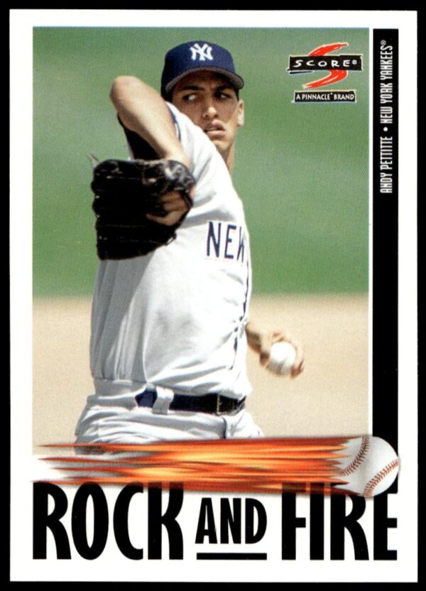 1997 Pinnacle Score Andy Pettitte #HR518 (Front)