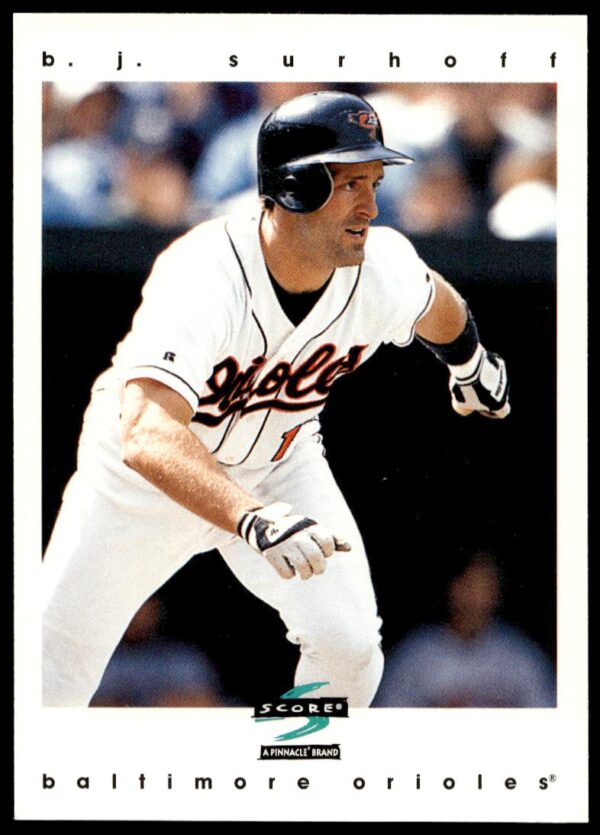 1997 Pinnacle Score B.J. Surhoff #11 (Front)