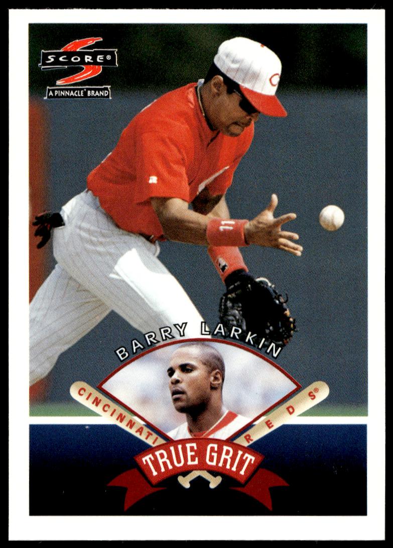 1997 Pinnacle Score Barry Larkin #HR538 (Front)