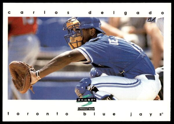 1997 Pinnacle Score Carlos Delgado #92 (Front)
