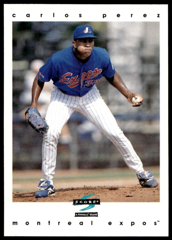 1997 Pinnacle Score Carlos Perez #HR381 (Front)