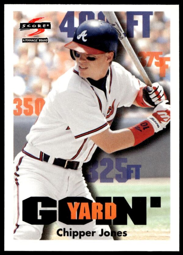 1997 Pinnacle Score Chipper Jones #HR509 (Front)