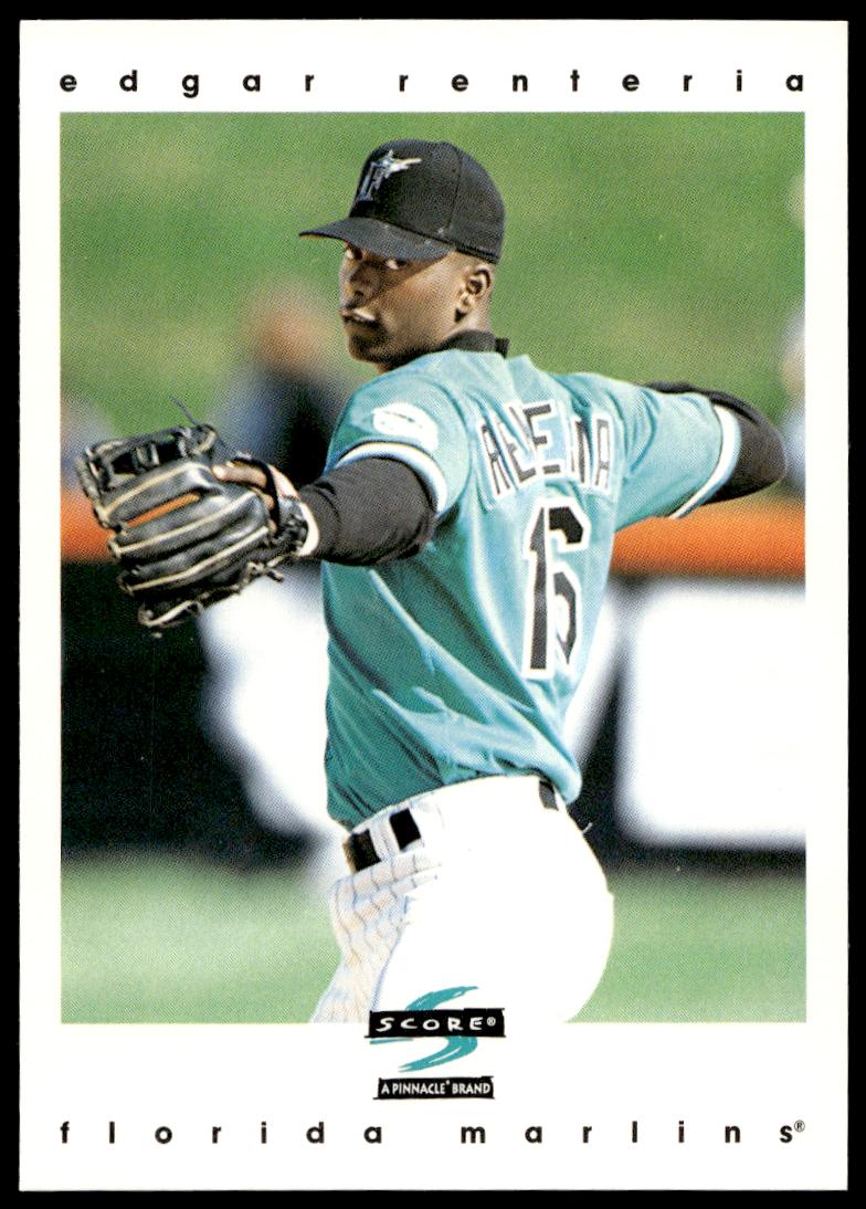 1997 Pinnacle Score Edgar Renteria #50 (Front)