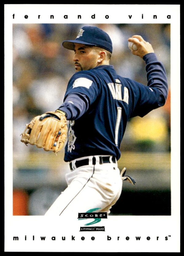 1997 Pinnacle Score Fernando Vina #301 (Front)