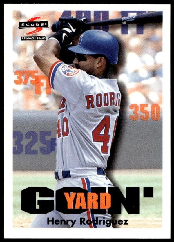 1997 Pinnacle Score Henry Rodriguez #HR517 (Front)