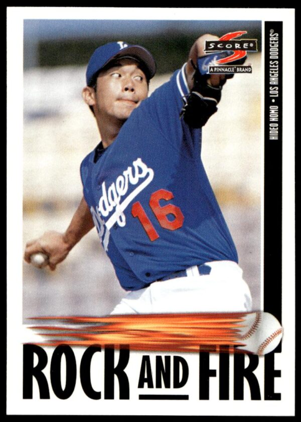 1997 Pinnacle Score Hideo Nomo #HR522 (Front)